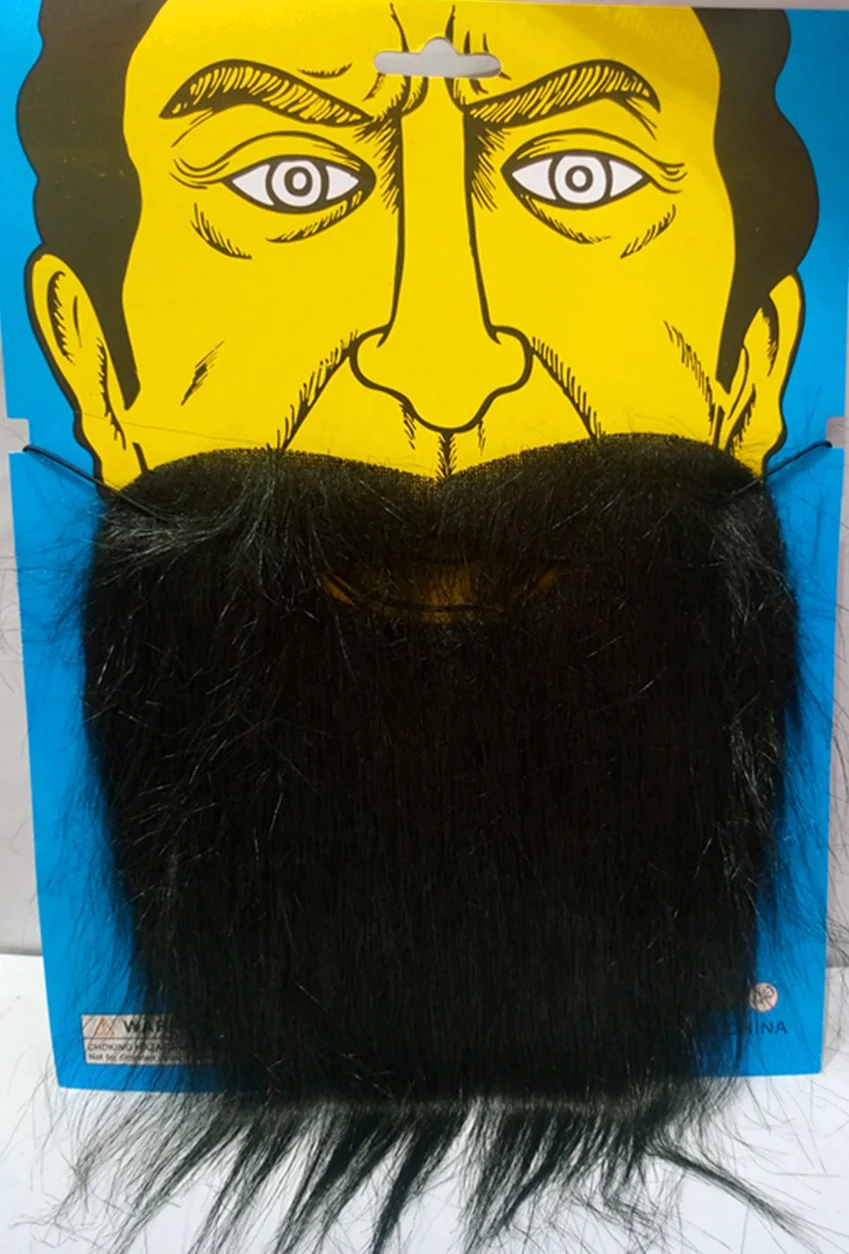 Halloween Party Costume Funny Full Thick Long False Beard Cosplay Pirate Carnival Dress Decoration Mustache