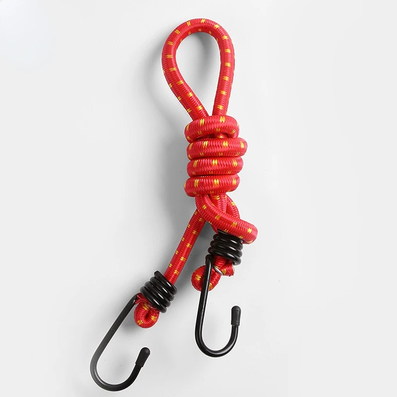 Оптовая продажа велосипед резиновая эластичный багаж веревка с одной главной балкой крючком оптом