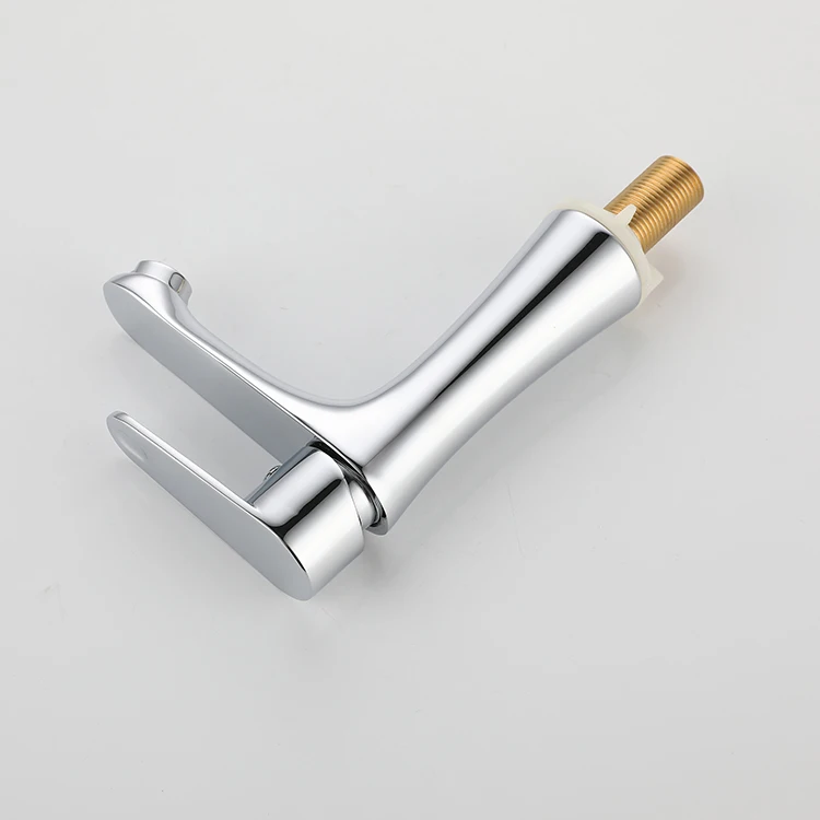 China Manufacturer Domestic Simple Deck Mounted Faucet Concealed Basin Bathroom Basin Faucet Basin Mixer