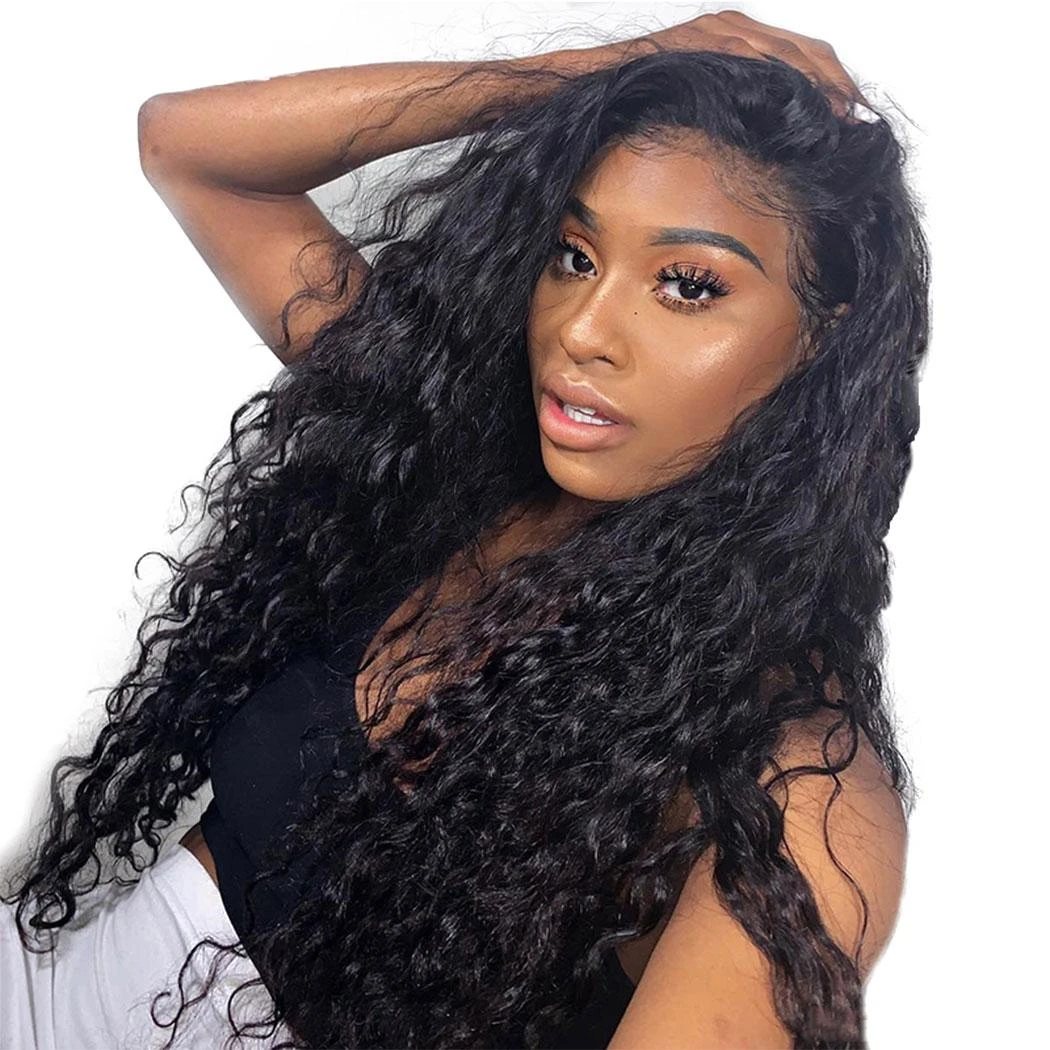 GS Fast Shipping Malaysian Hair Natural Wave, Raw Indian Hair Directly From India, Virgin Water Wave 100 Human Hair Weave
