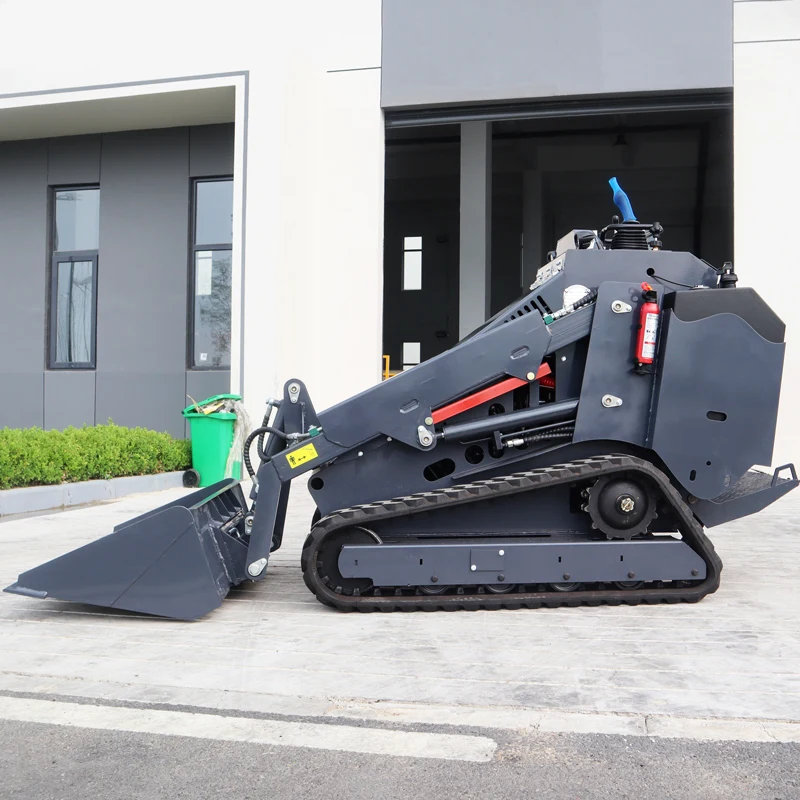 Hot Sell Wheel Mini Skid Steer Loader Machine 0.7 Ton Telescopic Track Skid Steer Loader Machine Earth-moving Skid Steer Loader
