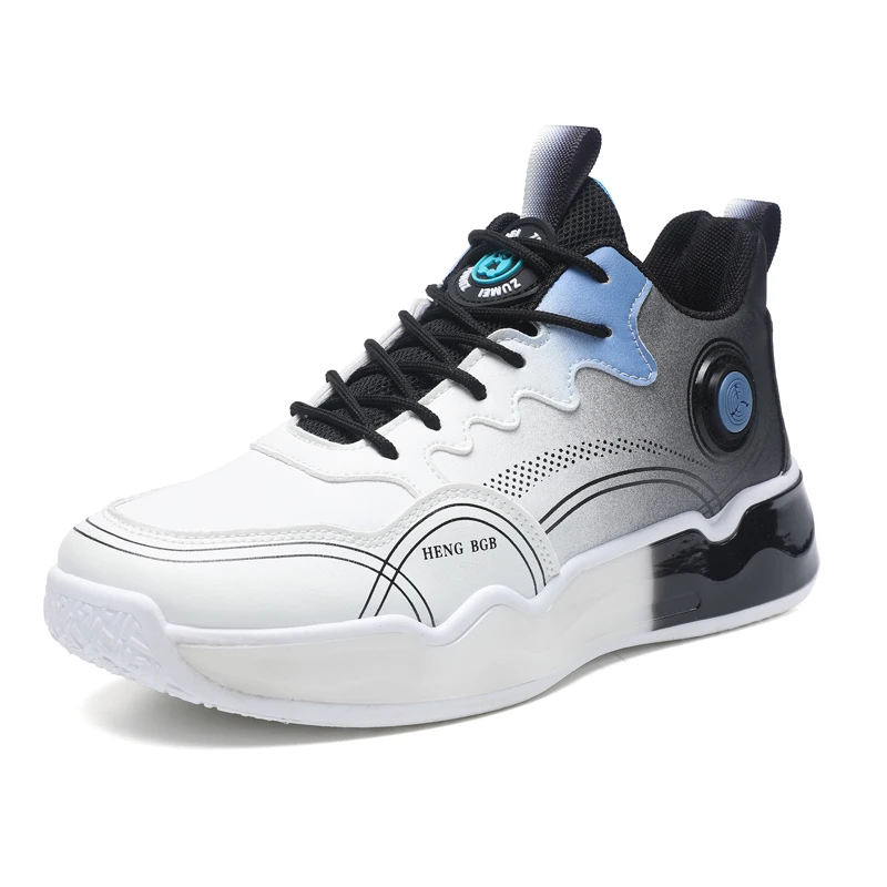 Sports Shoes Basketball Custom Logo Fashion Thick Sole Men Height Increasing Shoes