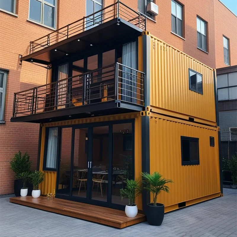 Luxury Prefabricated Heat Sound Insulated Light Steel Structure Folding Living Container House