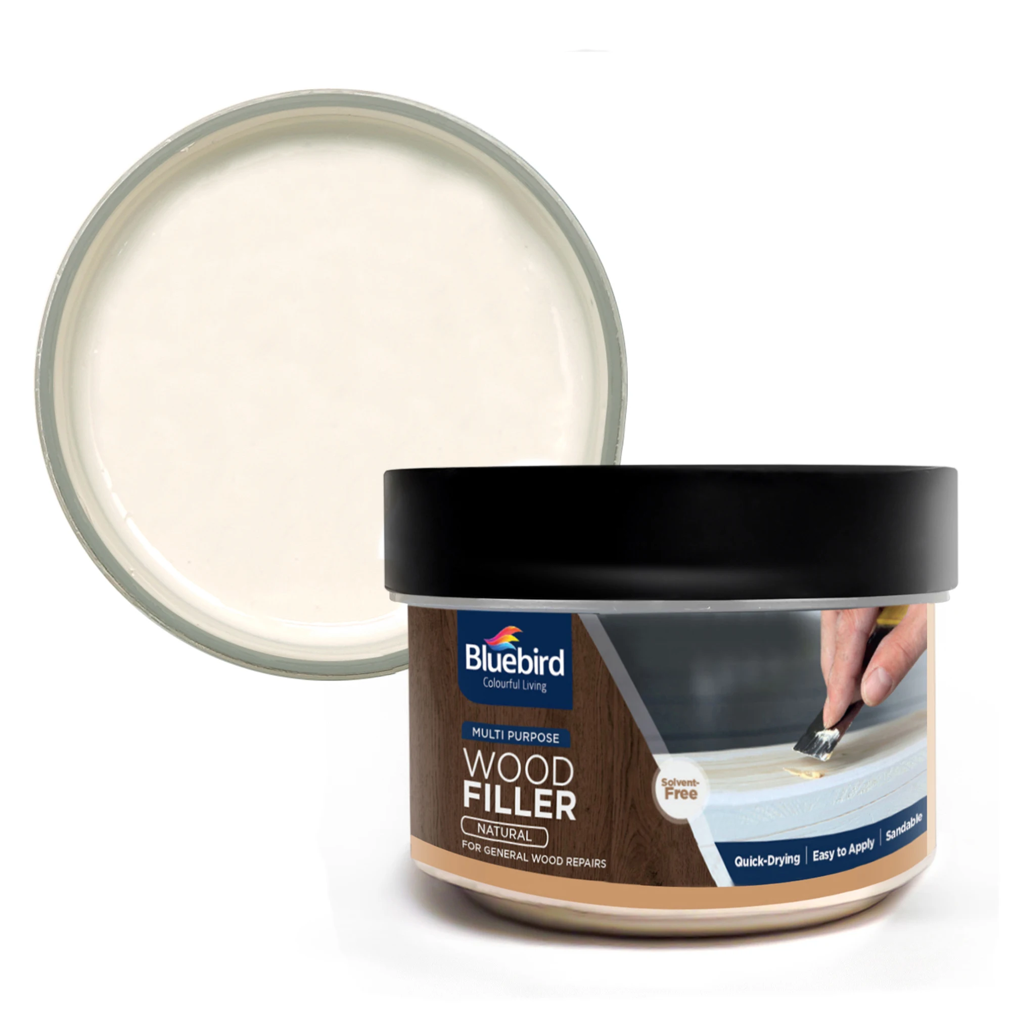 Filler Best Quality Material Wood (8 Oz) Wholesale Prices Wood  225GM PU Single Set Oil Paints PK Bluebird