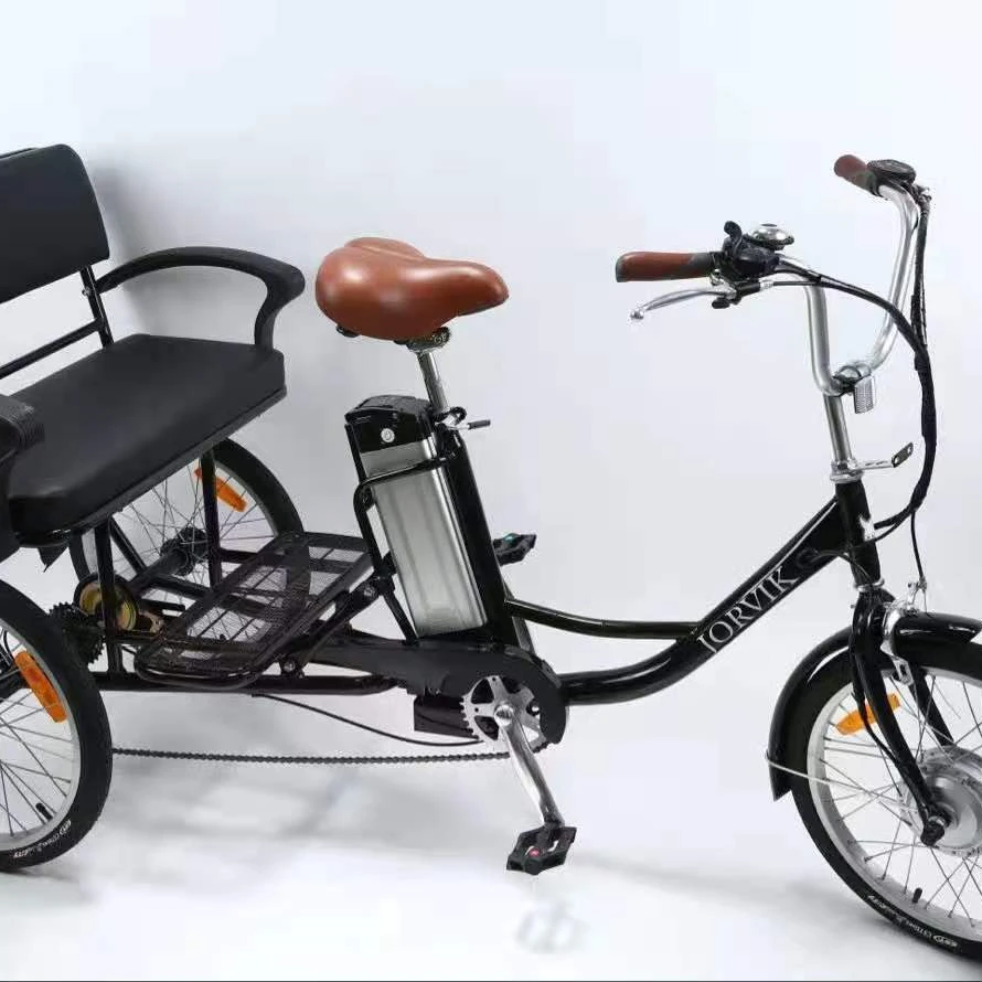 China cheap STOCK labour tricycle Triciclo de pedal barato chino de una sola velocidad rojo azul y negro para adultos / ancianos