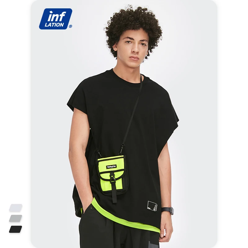 
Wholesale OEM Mens 100% Cotton Tank Tops Streetwear Summer Soft Oversized Hip Hop Tank Top Men 