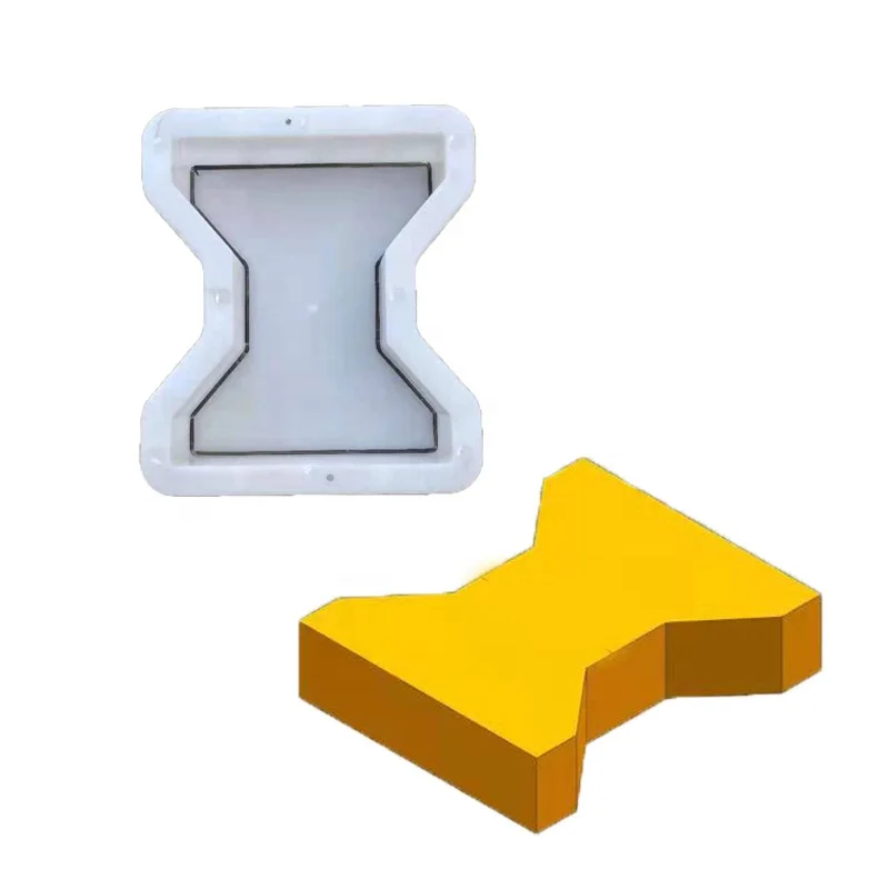 Plane I-shaped Paving Brick Plastic Moulds Slab Paver Stone Moulds