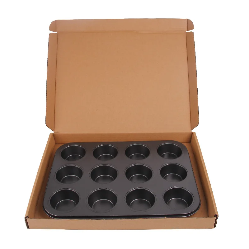 Bakeware Non Stick Muffin Metal Carbon Steel Cake Pan Oven Safe Silicone Baking Mold