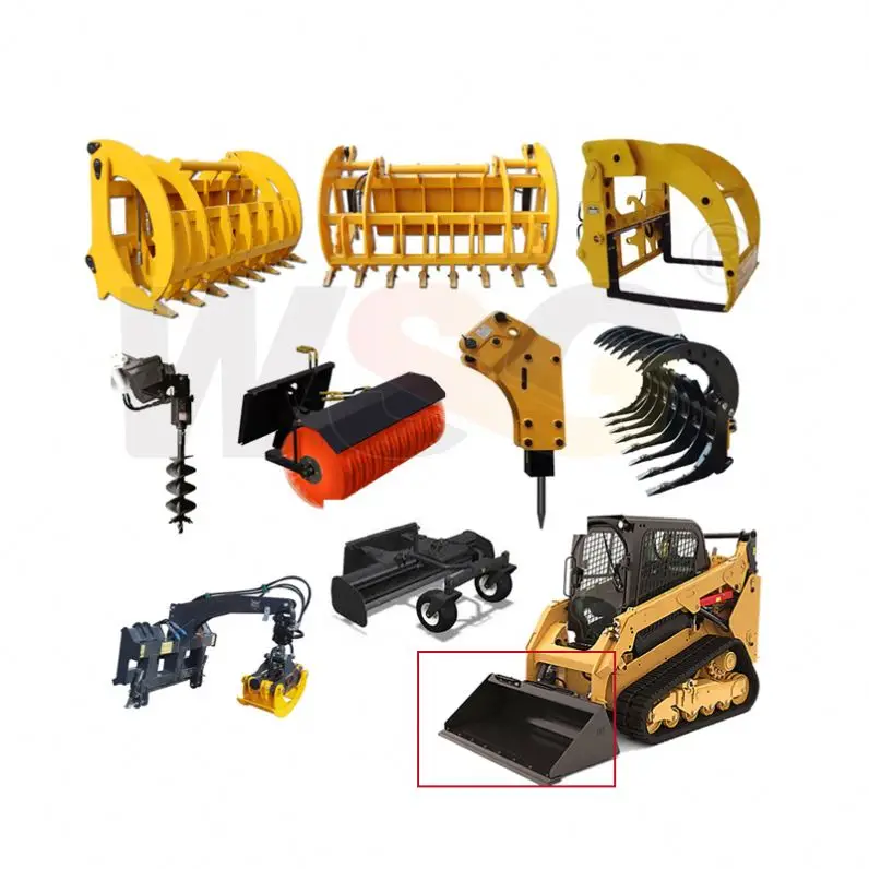 WSG brand new 0509 series Skid Steer dozer root rake with ISO and gost