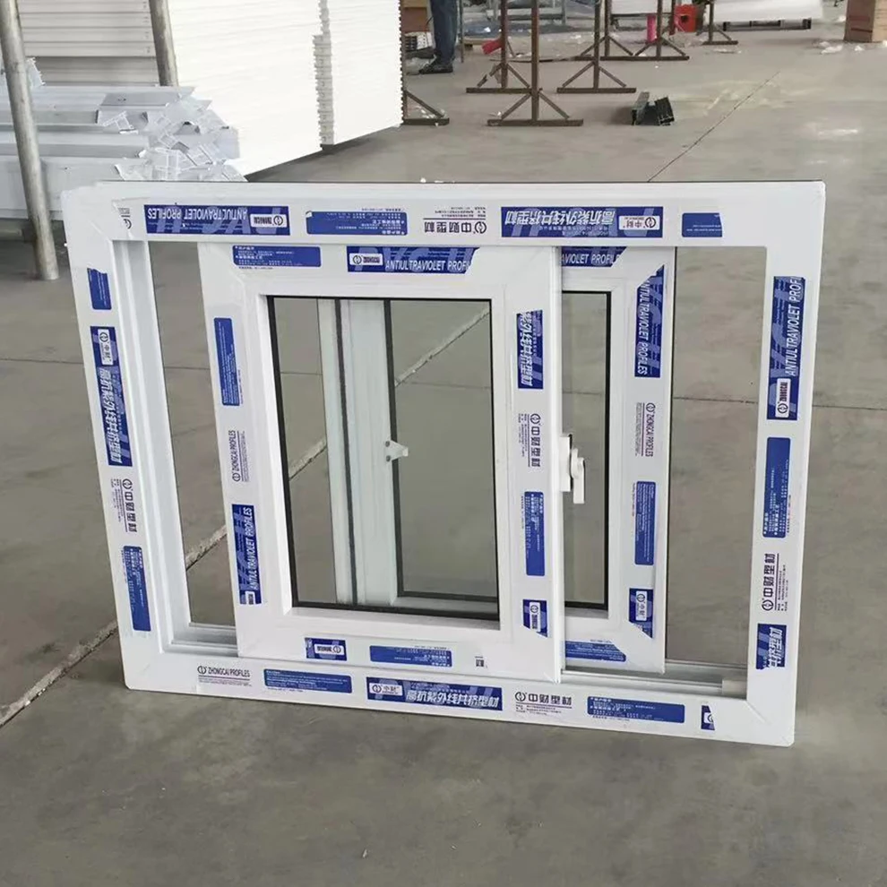 China supplier sliding windows and doors manufacturer direct sale soundproof slide vinyl windows and doors