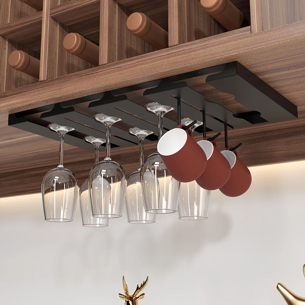 Fashion 304 stainless steel kitchen accessories Wine glass rack Red wine glass storage rack Wine Glass Holder