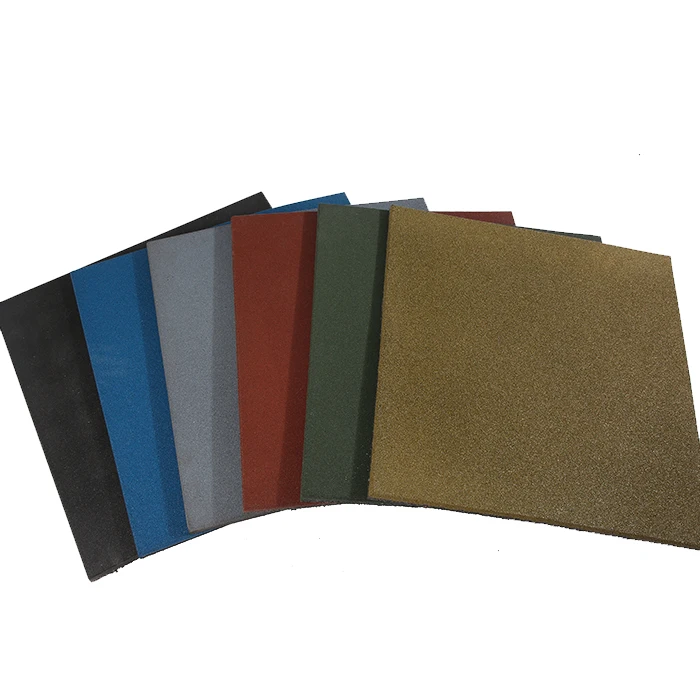 1 Inch Thick Gym Crossfit Rubber Floor Mat Home Gym Systems with Rubber Flooring Speckles