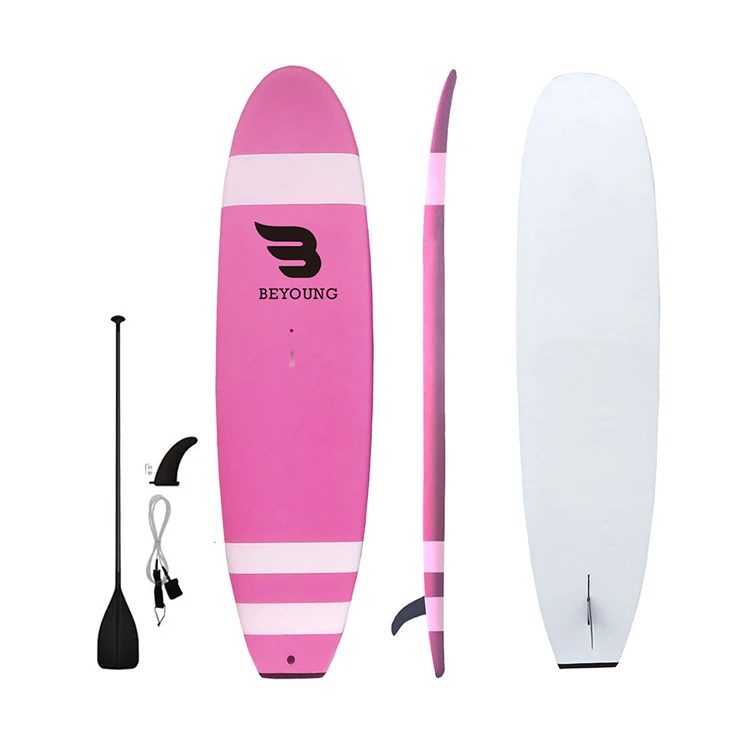 custom cheap wholesale epoxy fishing sup plastic soft top stand up fishing sup stand up paddle board