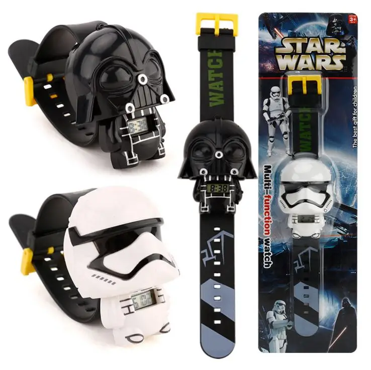 Детские часы в форме героев marvel, детские цифровые часы с героями из мультфильмов