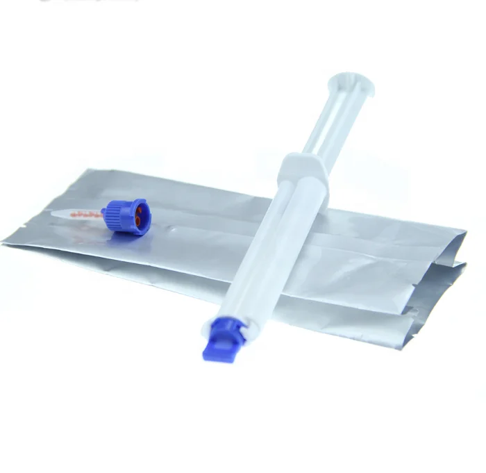 New dental to whiten CE 35% hp professional peroxide pap gel teeth whitening kits dual barrel syringe