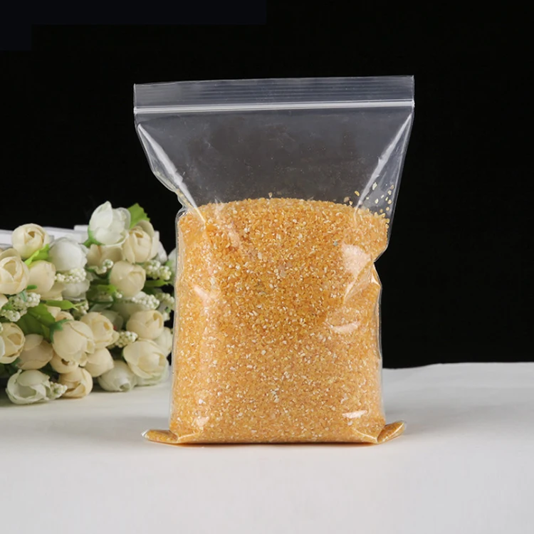 Clear Resealable Plastic Zip Lock Poly Bags Zipper Baggies for Snack Storage Bag