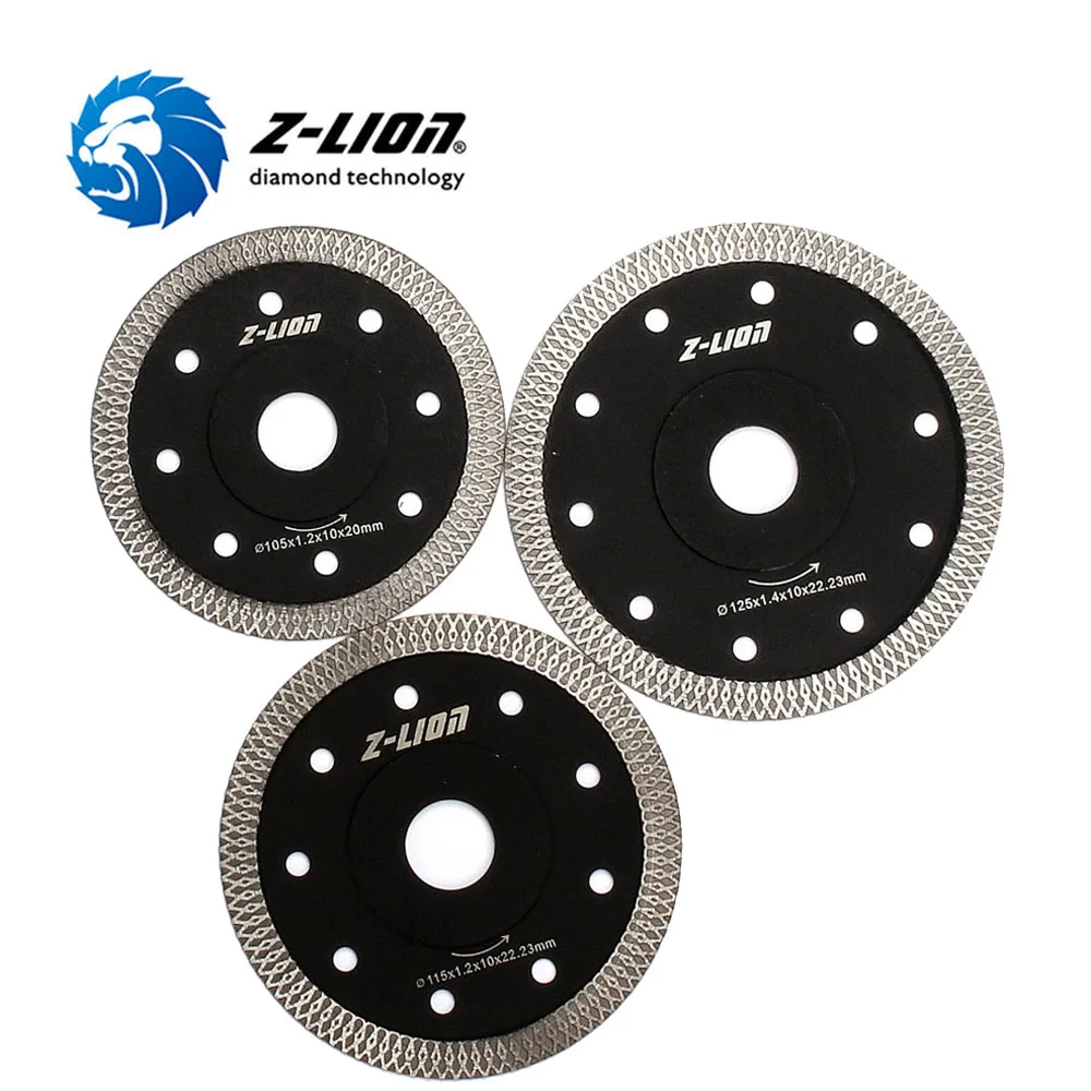 125mm turbo mesh diamond cutting disc for ceramic