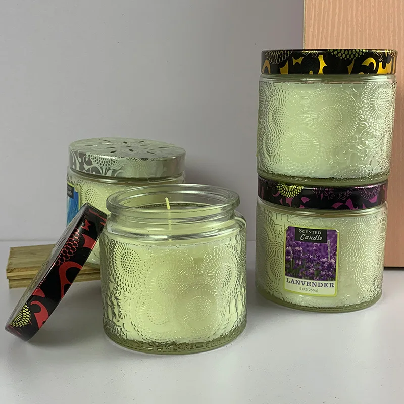 Birthday Aromatherapy Candle Size Relief Starry Sky Glass Fragrance Candle Wedding Gift Soy Wax