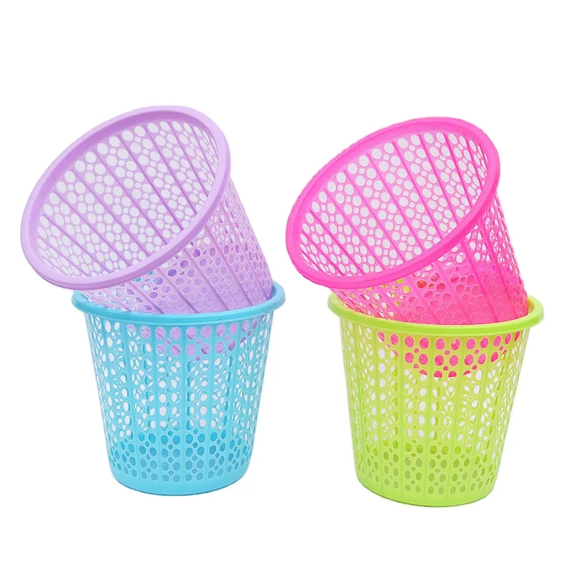 Household cheap durable  plastic  trash can  office trash can plastic garbage bin