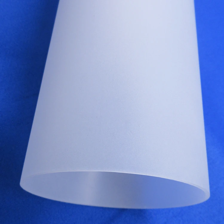 Wholesale Oem Customized frosted acrylic pipe plastic pipe opal satin frosted acrylic tube for lighting