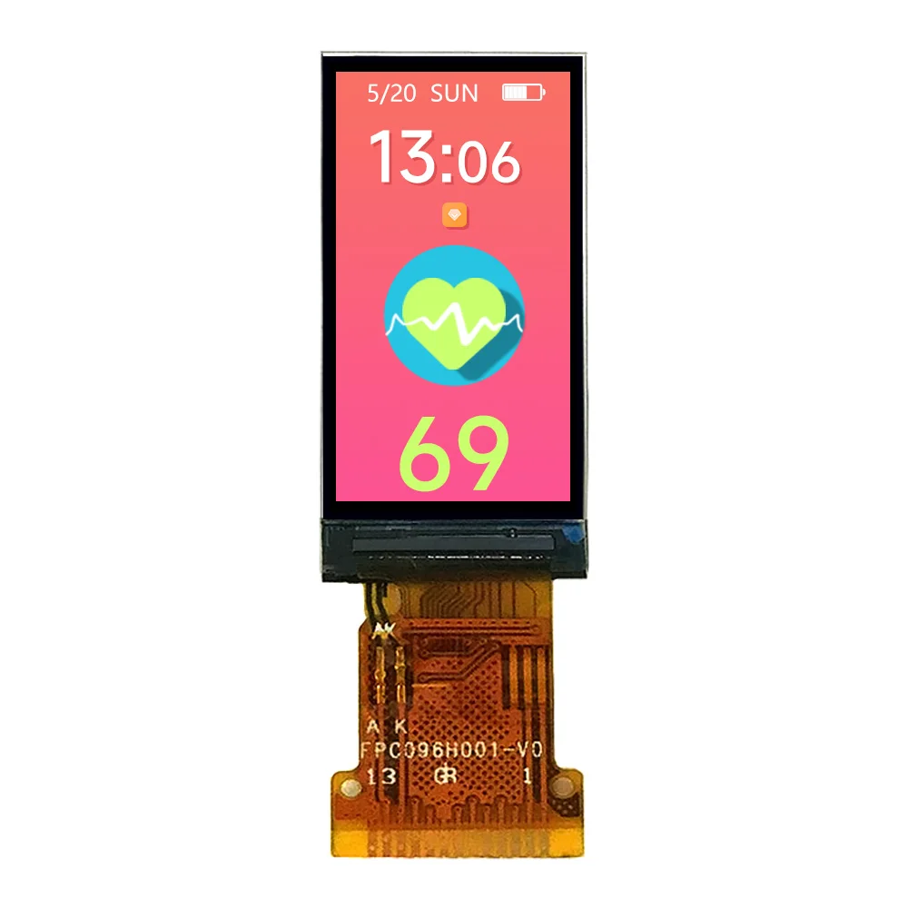 Small Size 0.96 TFT LCD Display 80x160 Resolution SPI Interface 0.96 Inch TFT LCD Module