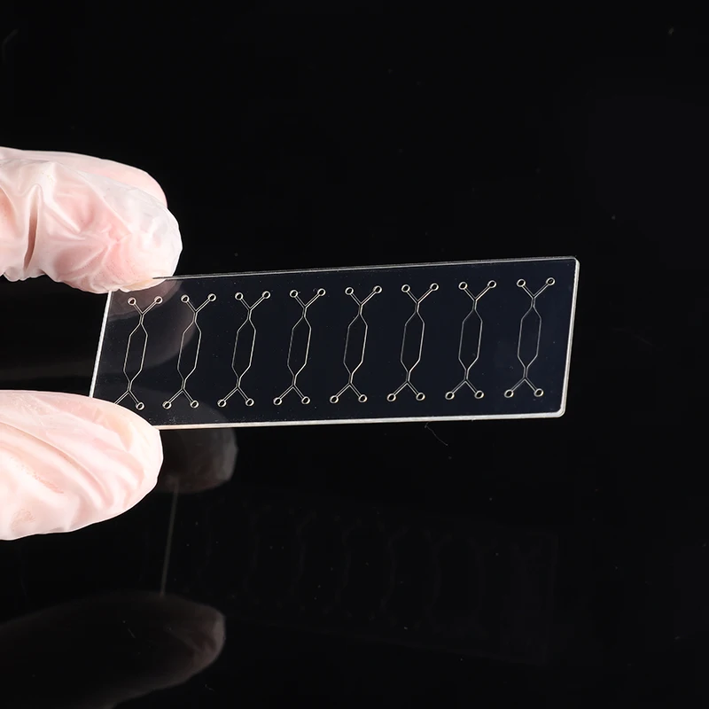 Custom Microfluidic Pdms Droplet Chip Blood Tests Plastic Bio Microfluidic Chips