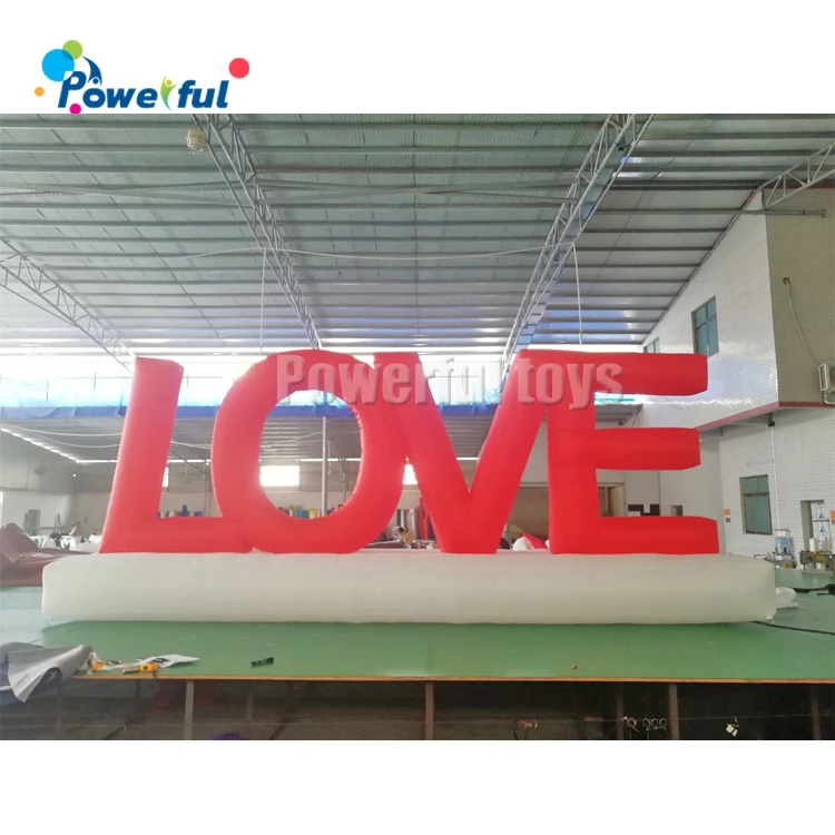 Advertising giant inflatable letter, inflatable mark sign, inflatable Billboard brands