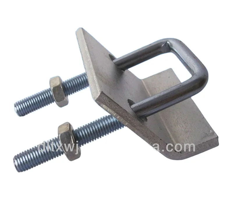 
 Высокопрочный оцинкованный стальной квадратный изгиб U-образных болтов кронштейн с гайками для металлической панели  