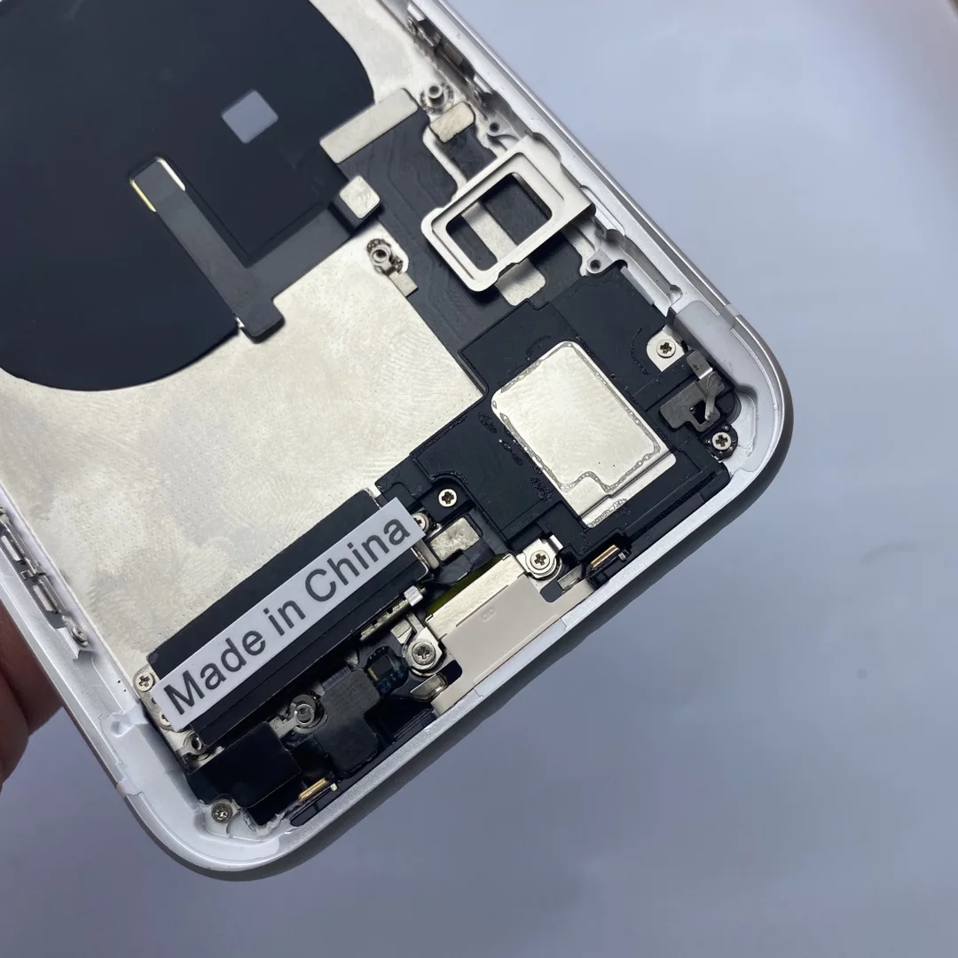 Задняя крышка для мобильного телефона корпус Iphone 11 полноразмерная средняя рамка с логотипом наборы гибких деталей стеклянный сменный