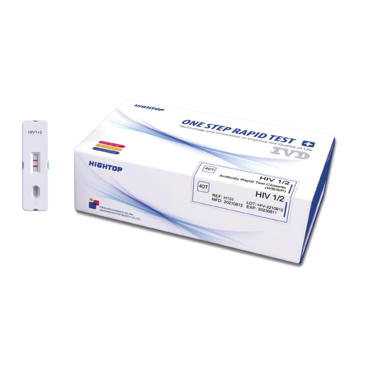 Hightop Rapid Test Kits hCG Pregnancy Hepatitis HBsAg HIV Syphilis Gonorrhea TOXO Chlamydia Malaria Typhoid Tests Leishmania