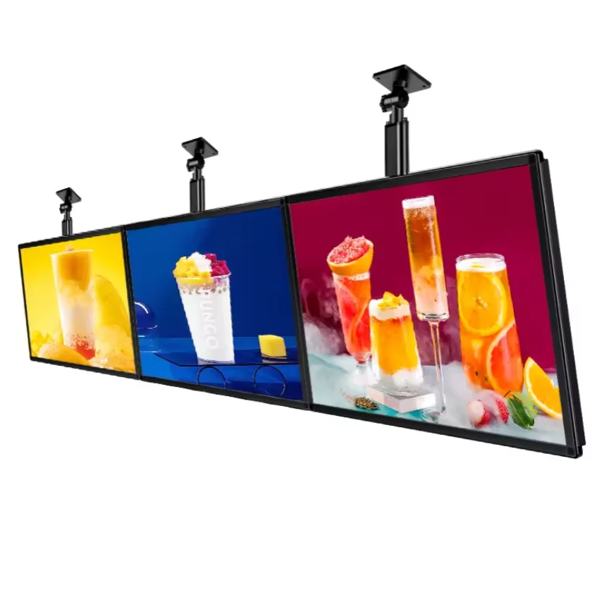 21.5 32 43 49 55 Inch Kfc Fast Food Restaurant Wall Mount Digital Signage Lcd Advertising Display Screen Digital Menu Board