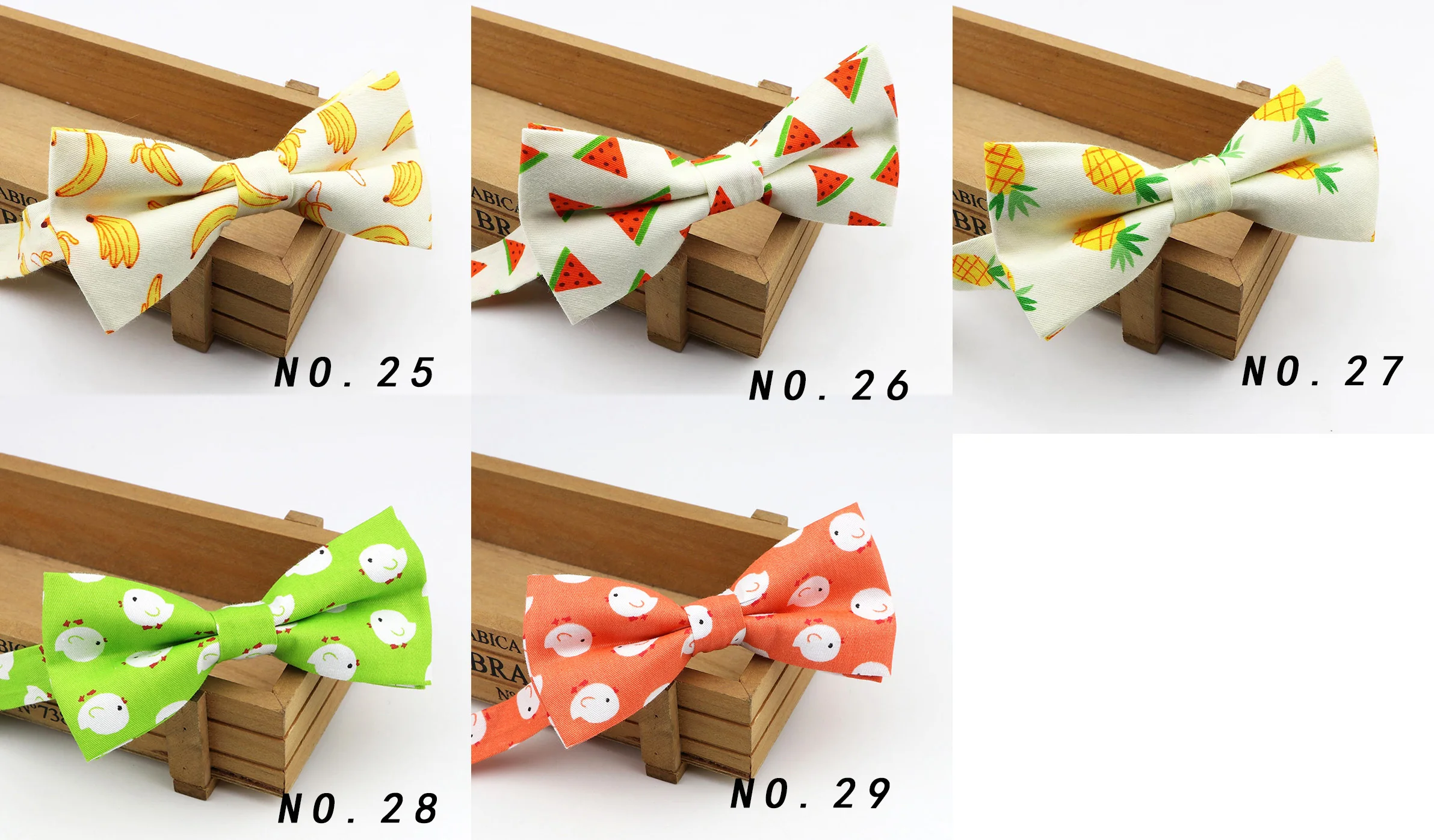 Cotton Bowtie Tuxedo Designer Colorful Butterfly Grid Lattice Kids Children Casual Cravat Bow Tie Dog Duck Chicken Bear Bowties