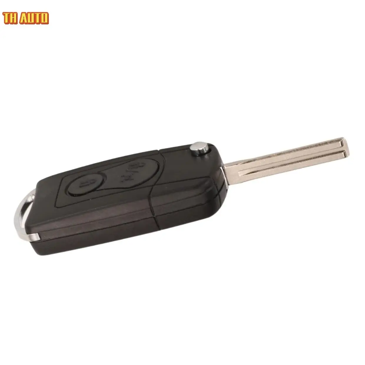 
OHERE For Ssangyong Remote Modify Folding Flip Key Fob Shell Case 2 Button For Actyon SUV Kyron Rexton Car Styling Upgrade 