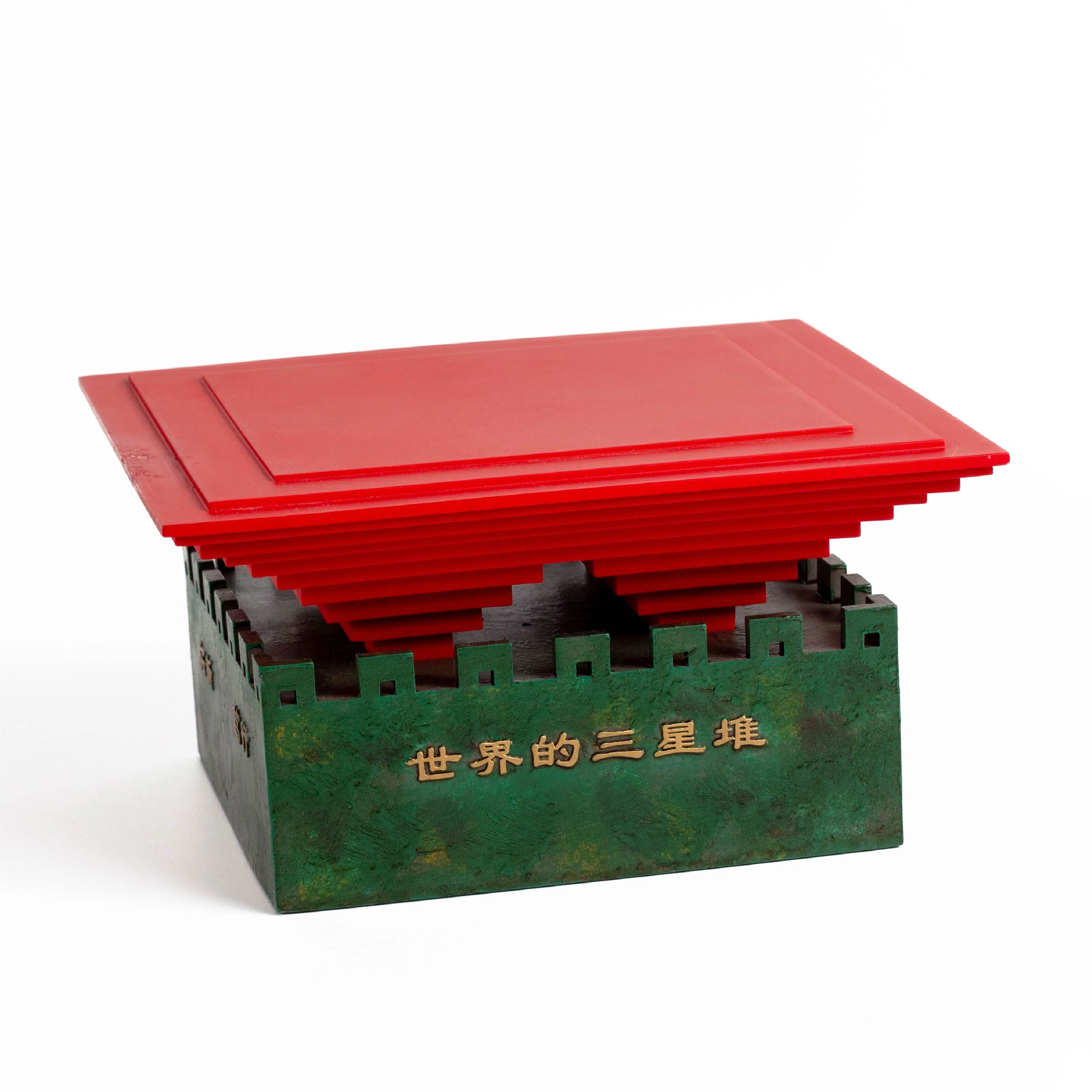 Custom Resin Museum Building Statue Art-Themed Model for Desktop Table Decoration