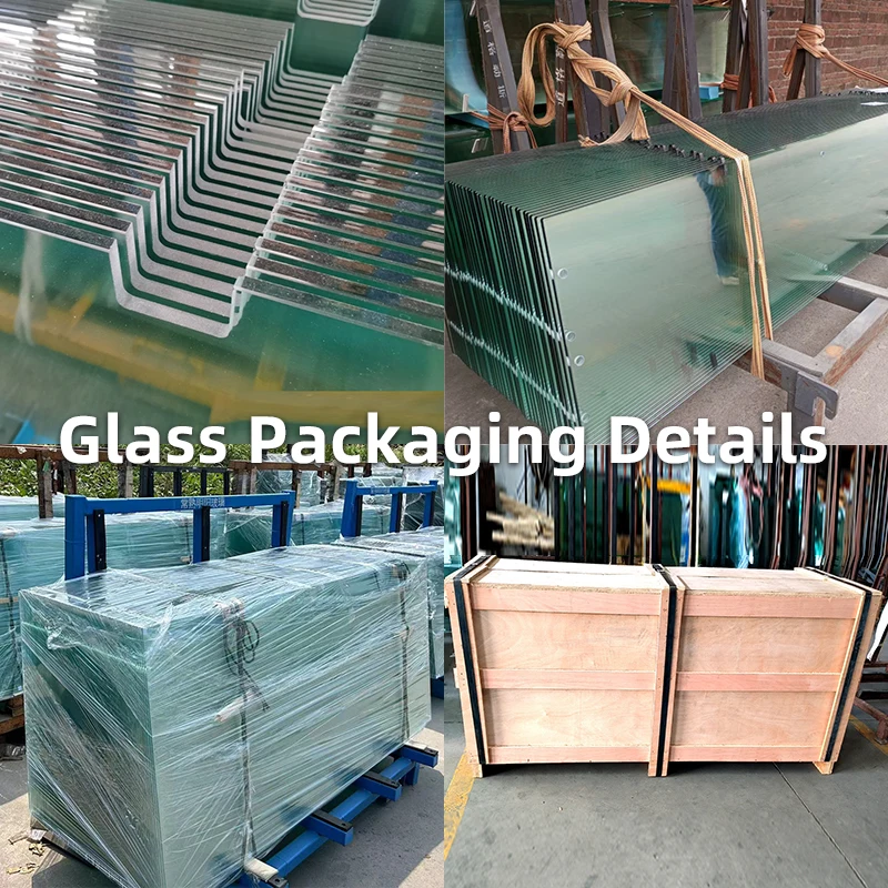 Hydrorelax white matte gradient tempered laminated glass for hotel frameless shower stalls