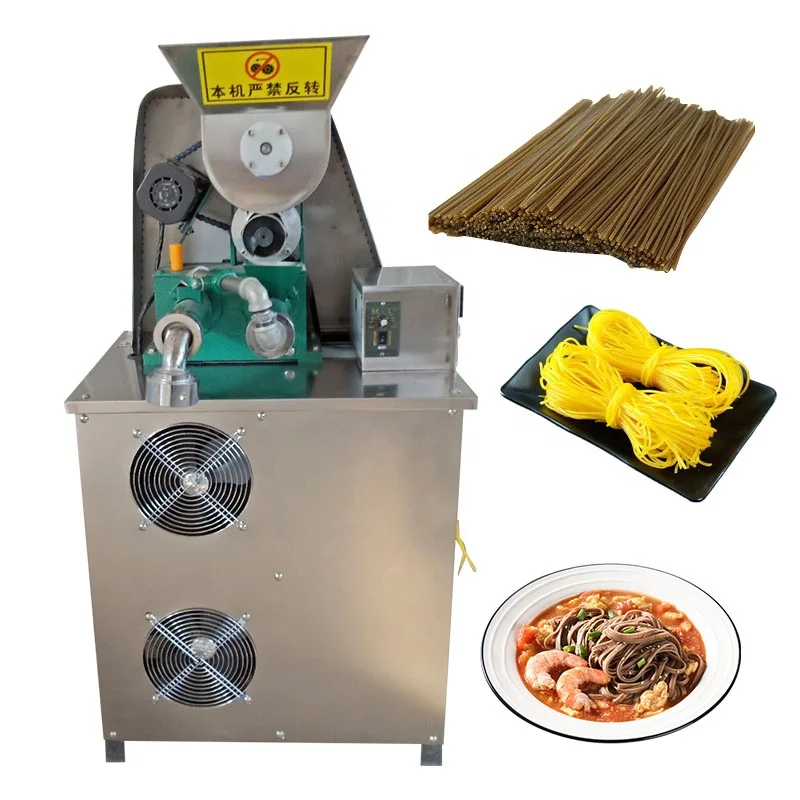 100KG/H rice Noodles Wooden Case Pasta Extruder Mini Rice Vermicelli Machine rice noodle machinery extruder for food