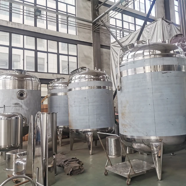 High pressure vessel jacketed chemical reactor mixing tank for food and pharmaceutical