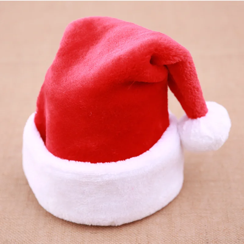Custom Supplies Merry Christmas Gifts Felt Mini Flush Hat Santa Christmas Hats For Kids Dog