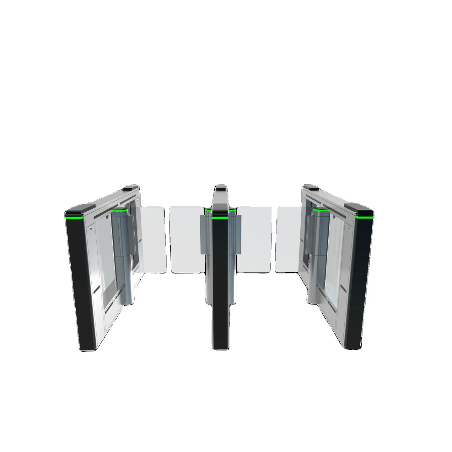 Automation Systems Security Gates Swing Speed Gate Glass Turnstiles For Office Building