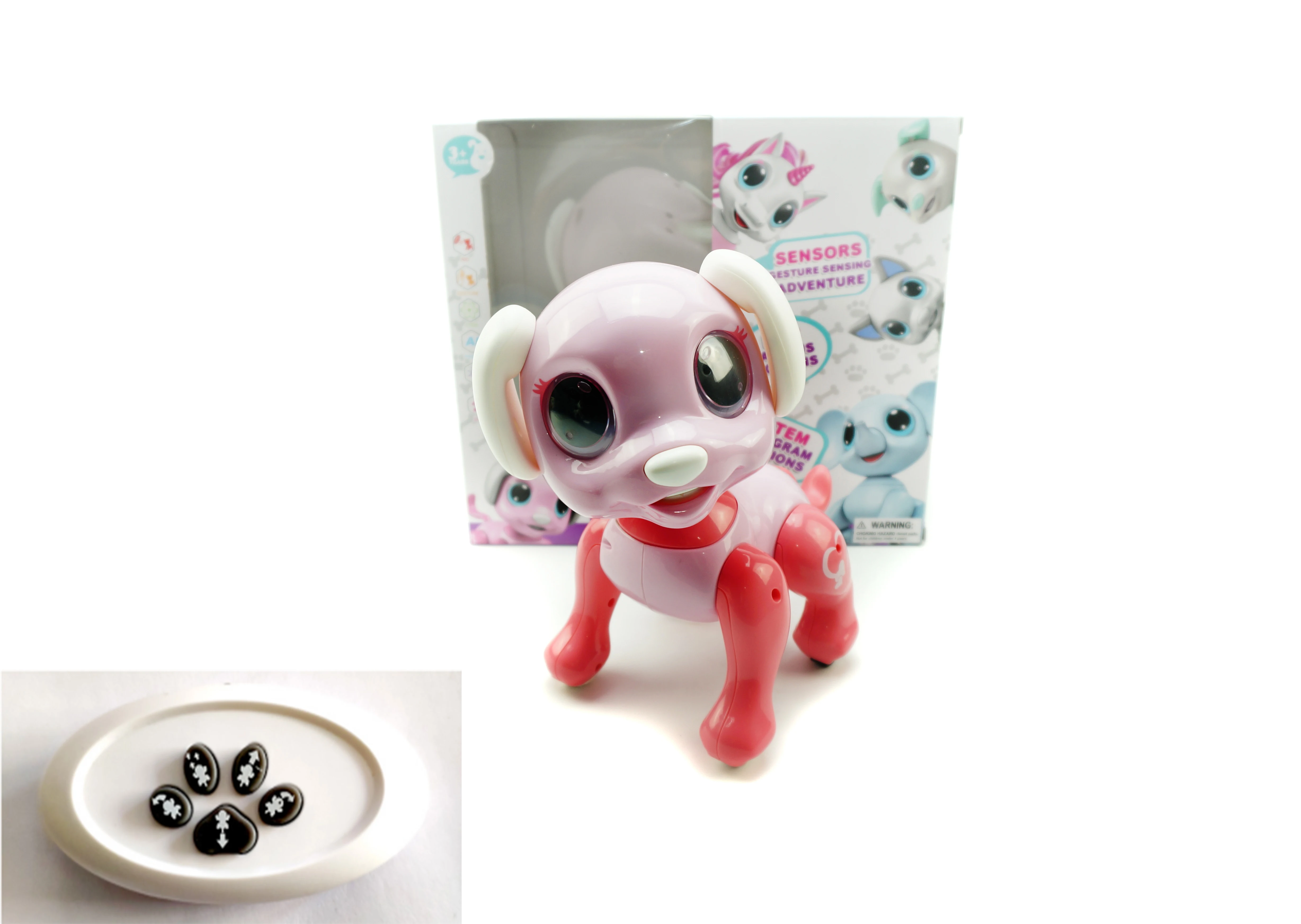 DF RC Robot Dog Toy, RC Interactive Intelligent Walking Dancing Programmable Robot Puppy Robot Pets Unicorn best selling