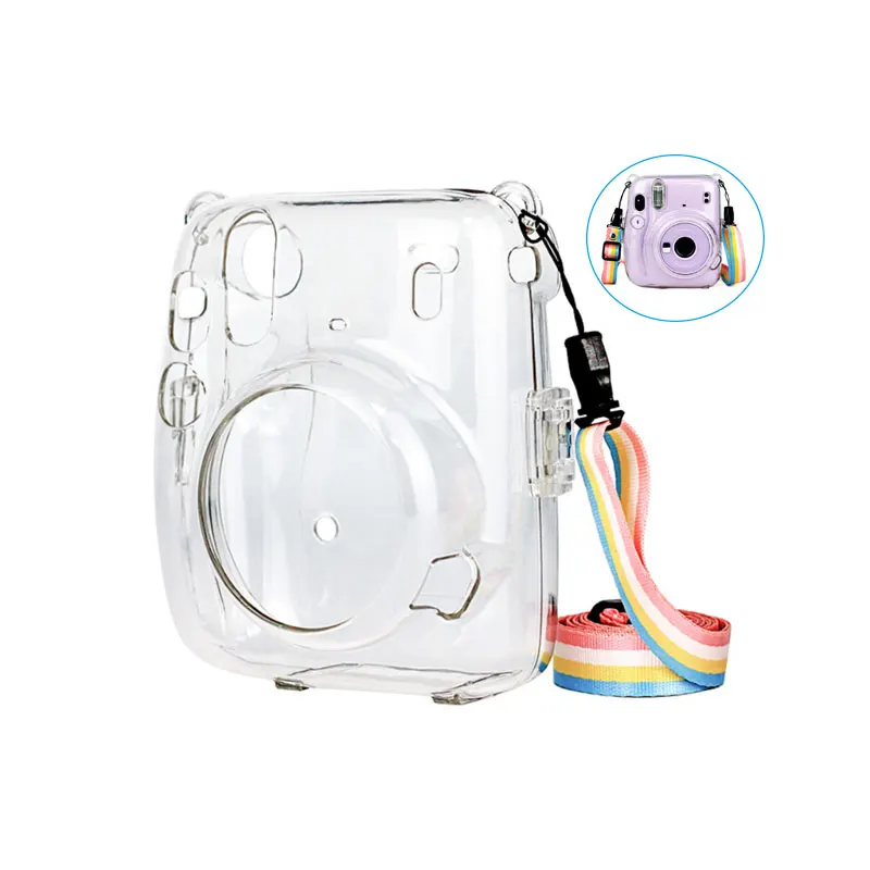 Crystal Shell Storage Anti-scratch Belt Rope Fitting Sleeve Transparent Shell Crystal Protective Sleeve PC Shell For mini11