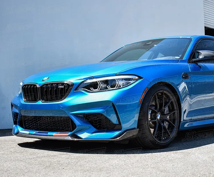 M- P Стиль передняя губа из углеродного волокна для 2016-2019 BMW F87 M2C