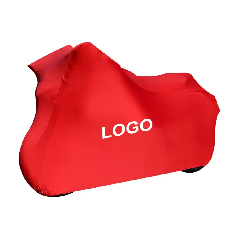 Factory Wholesale Indoor Elastic Velvet High Elastic Dust-Proof Motorcycle Cover