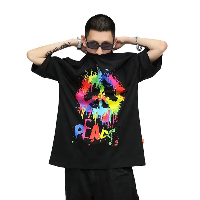 BILLIONS designer tshirts 100% cotton 160g graffiti tshirt custom printed t shirts no minimum