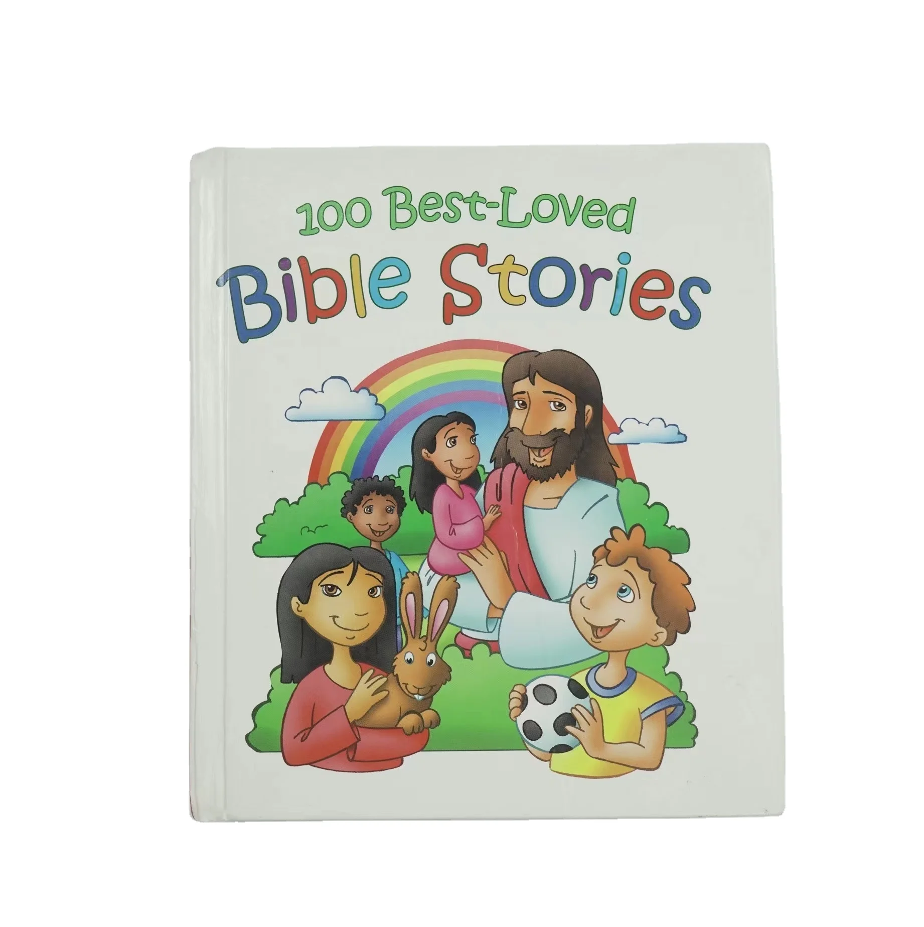 Cheapest One Hundred Locking Wire & Paperboard Printing Hardcover Story Novel for Publishing Printing Children Bible Cardboard