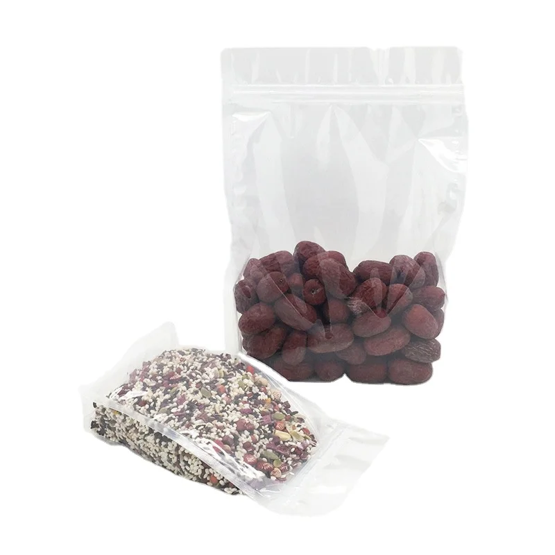 
Non-toxic Plastic Bags For Food Packaging Food Grade Biodegradable Bags Customized Clear Bag 