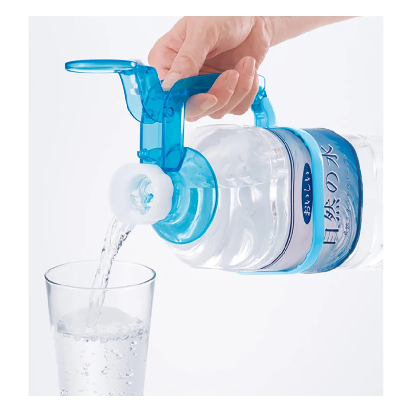 Kitchen universal easy carry beverage water bottle handle lid