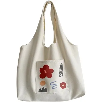 Great Price Custom Printed Recycle Foldable Cotton Canvas Fabric Womens Tote Bag Reusable Grocery Shopping Tote Bag with Logo