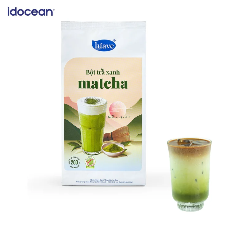 Порошок зеленого чая Matcha лучшее качество натуральный продукт для напитков сертификат FSMA производитель ODM Вьетнам