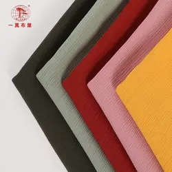 100D polyester crinkle chiffon plain comfortable chiffon fabric